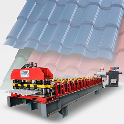 Glazed tiles machine